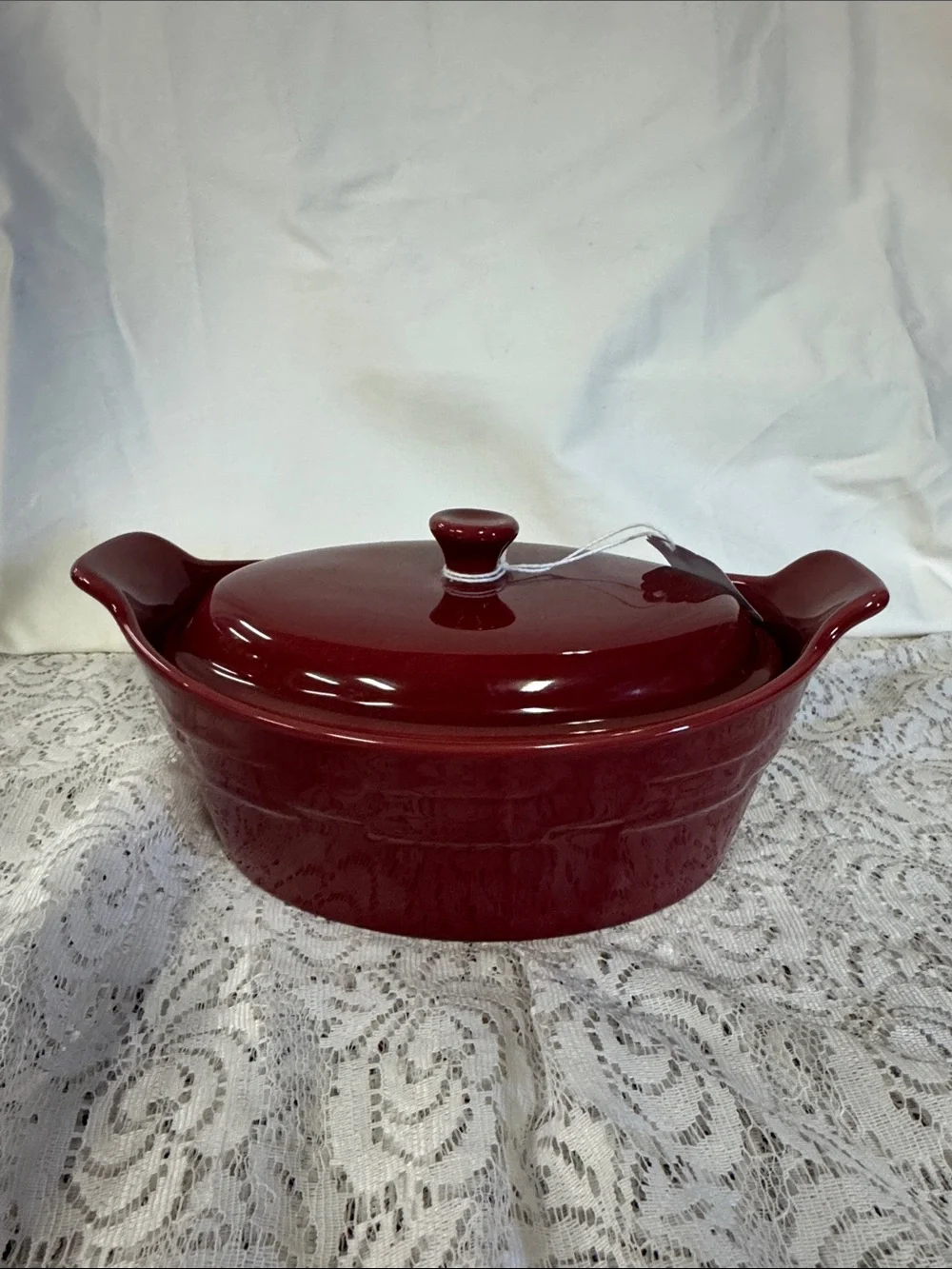 Longaberger Paprika Snall Casserole Dish